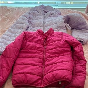 H&M Pink and Lavender Kids Puffer Jackets
